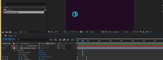 Lower third after effect output 13