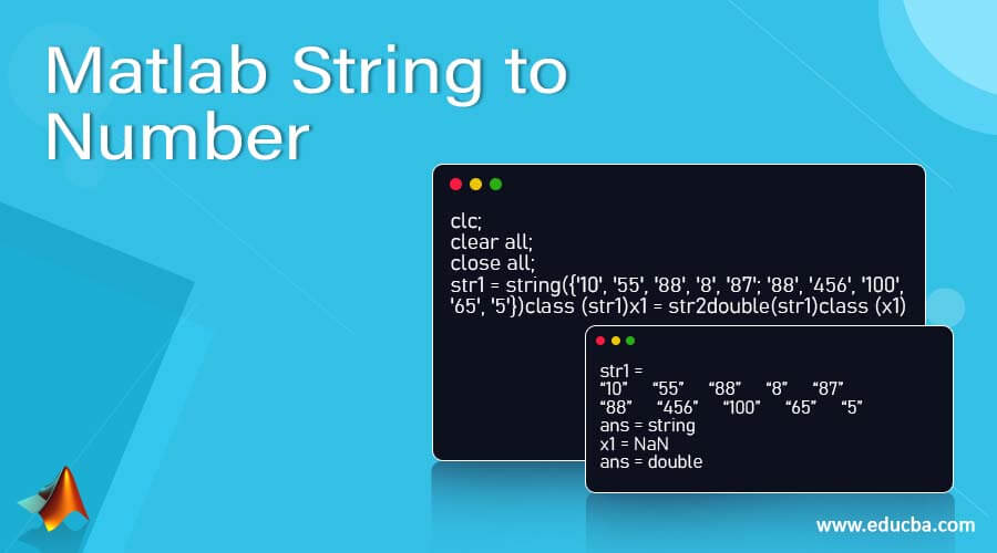 Matlab String to Number