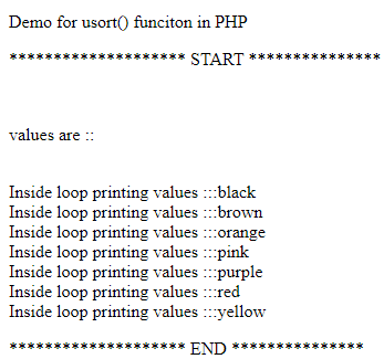 PHP usort() 2