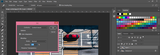 Photoshop content aware fill output 9