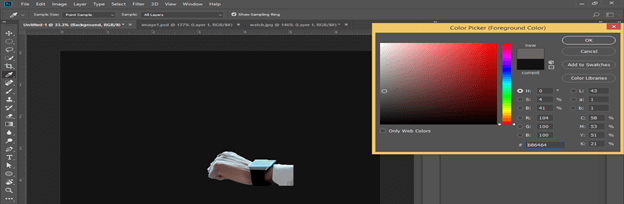 Photoshop hologram effect output 11