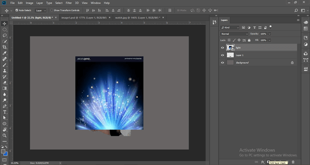 Photoshop hologram effect output 15