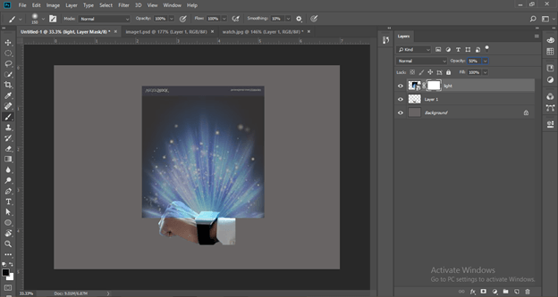 Photoshop hologram effect output 17