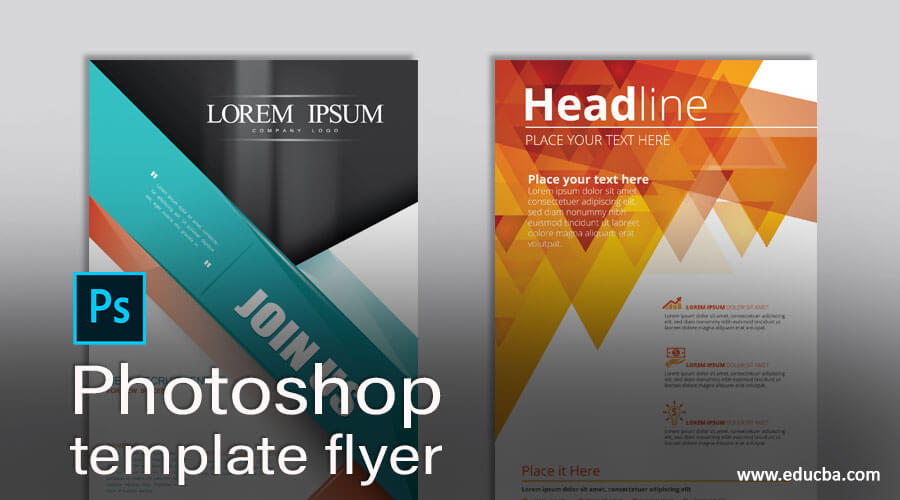 Photoshop template flyer