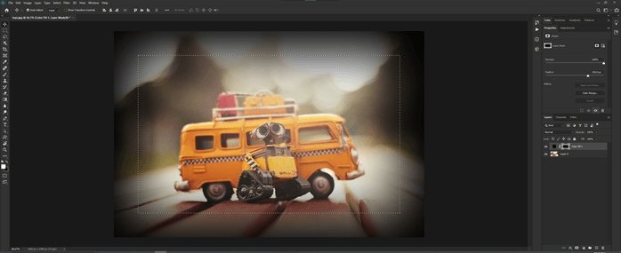 Photoshop vignette output 8