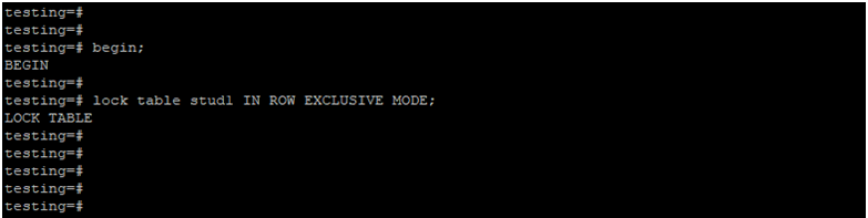 PostgreSQL Lock Table-1.3