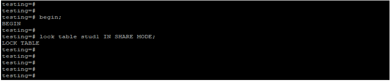 PostgreSQL Lock Table-1.5
