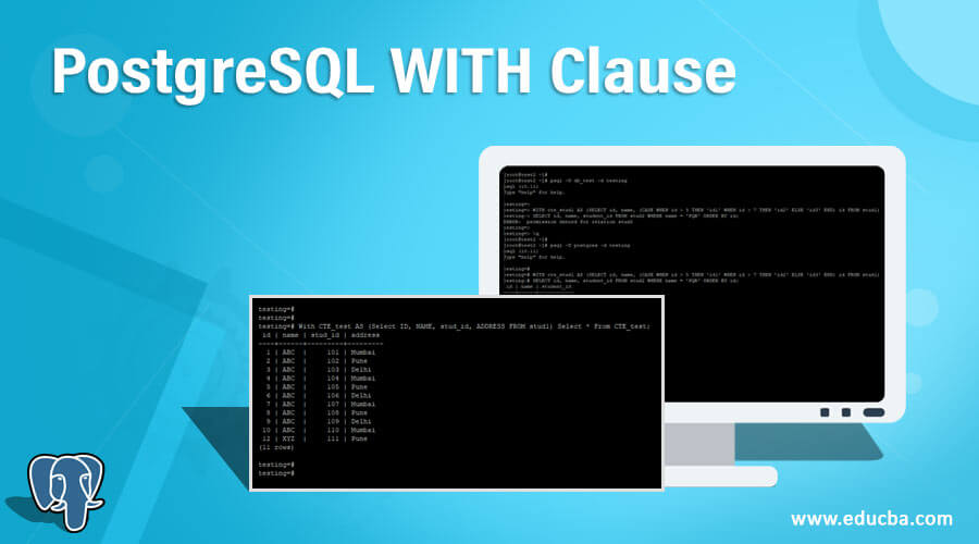 PostgreSQL WITH Clause