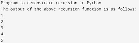 Python Recursion output 1