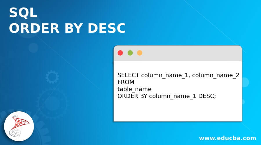 SQL ORDER BY DESC