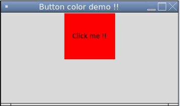 Tkinter button color output 1