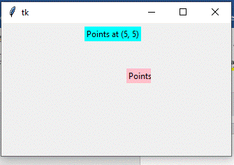 Tkinter mainloop output 3