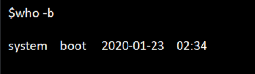 WHO Command in Unix-1.5