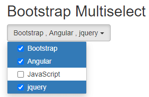 bootstrap multiselect 2