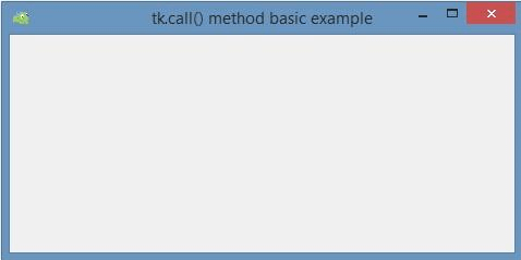 tk.call() method 1