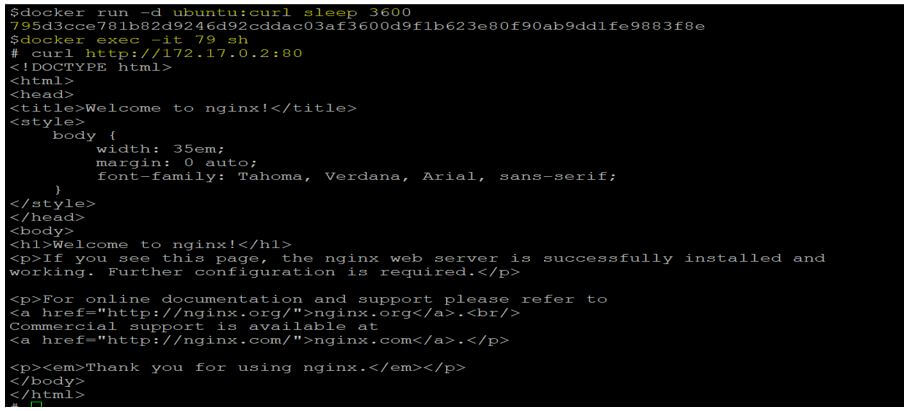 create another container