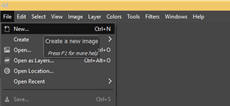 GIMP blend tool output 1