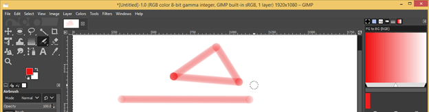GIMP line tool output 12