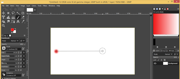 GIMP line tool output 2