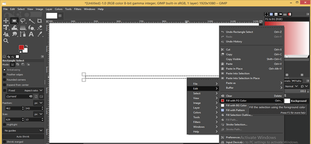 GIMP line tool output 21