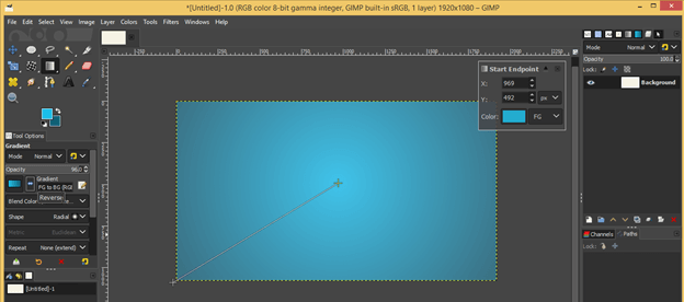 GIMP text shadow output 6