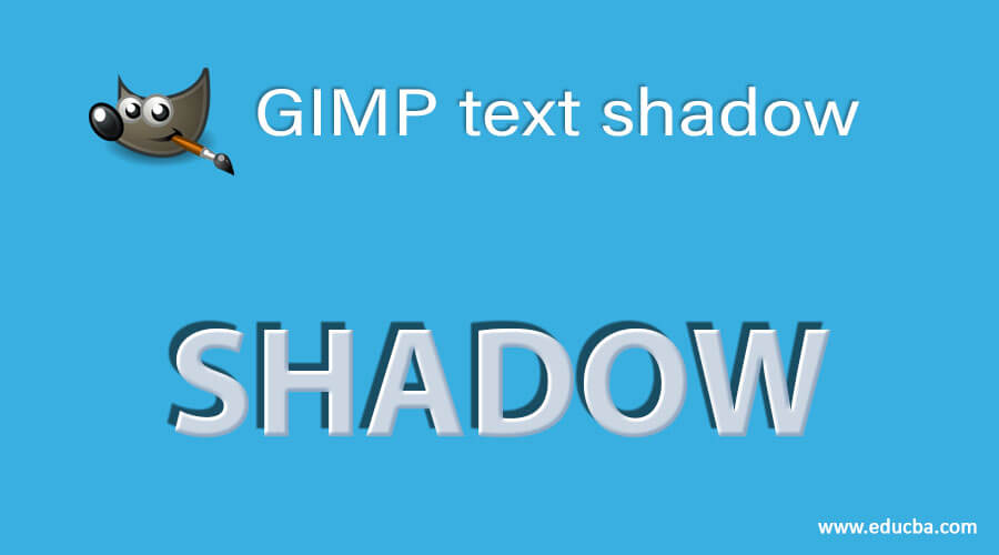 GIMP text shadow