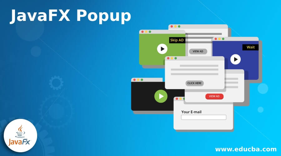 JavaFX Popup