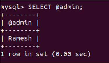 MySQL SELECT INTO Variable-1.5