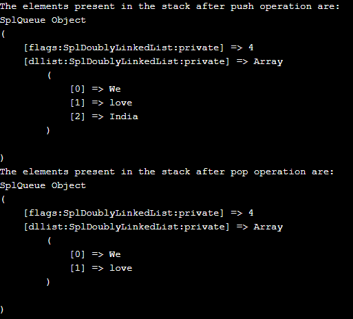 Using Push and Pop function 3
