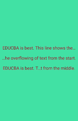 React native overflow output 2