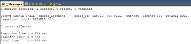 SQL NOT NULL output 2