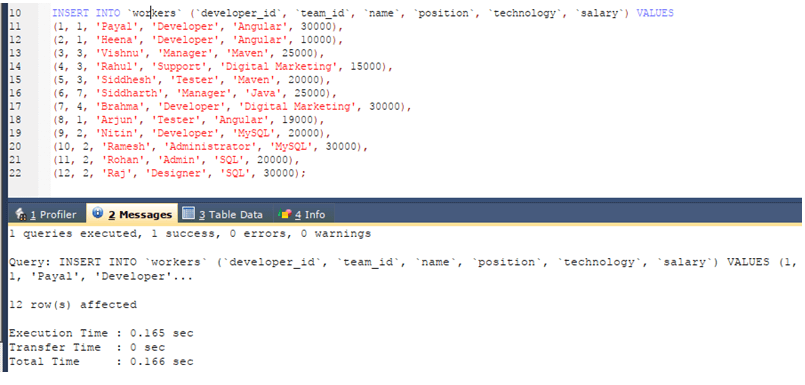 SQL Update Statement-1.2