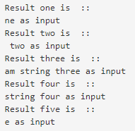 Scala substring output 1