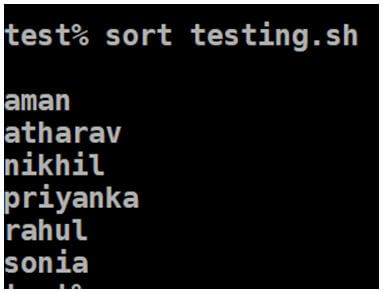 Unix Sort by Column 2