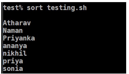 then lower case data is followed