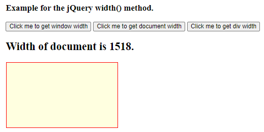 jQuery width 3