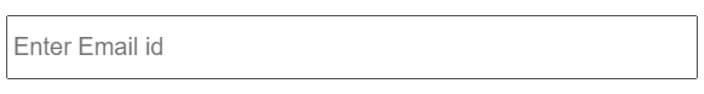 Enter Email id