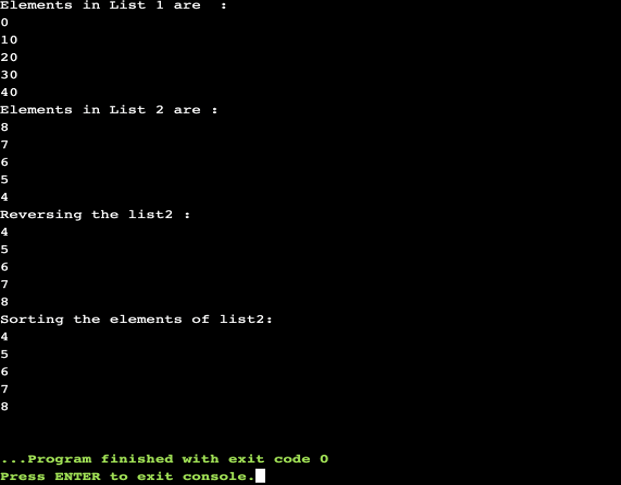 C++ vector vs list 2