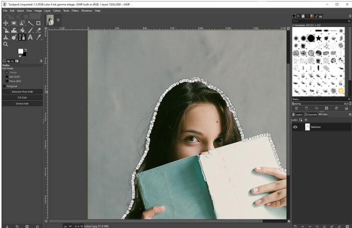 GIMP Change Background Color 11
