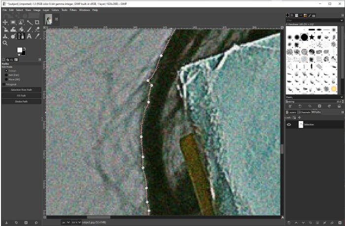 GIMP Change Background Color 12