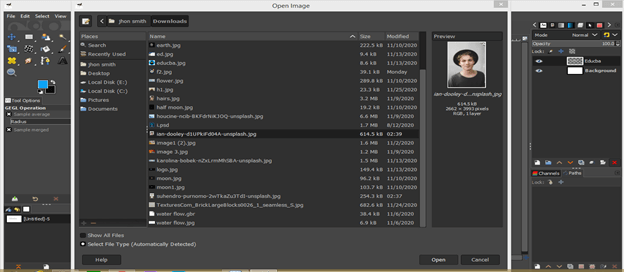 GIMP filters output 13
