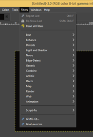 GIMP filters output 3