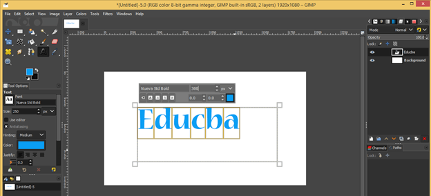 GIMP filters output 5