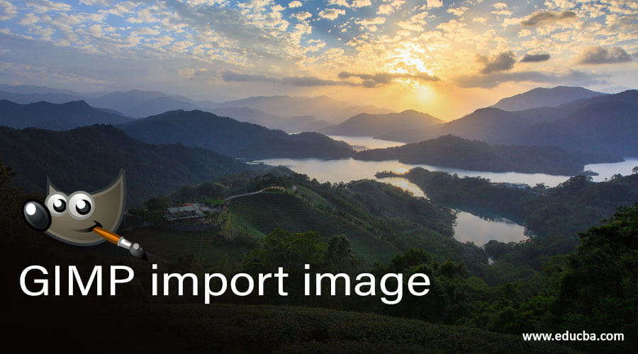 GIMP import image