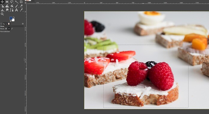 GIMP move selection output 7