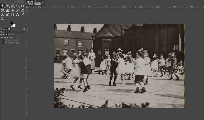 GIMP rotate output 11