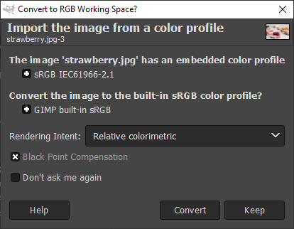 GIMP rotate output 3