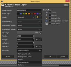 GIMP text outline output 11