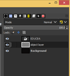 GIMP text outline output 15