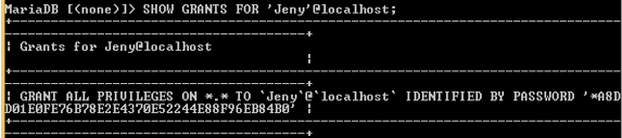 MariaDB Grant All Privileges 3